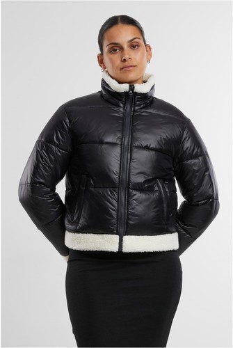 Ladies recycled shiny puffer - recycled,