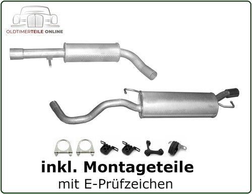 Auspuff set neu - auspuff,