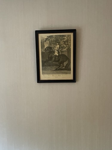 Reiter radierung druck - radierung,