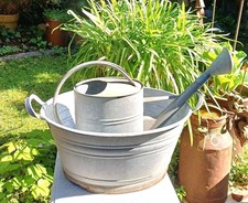 Alte zinkwanne und - zinkwanne,