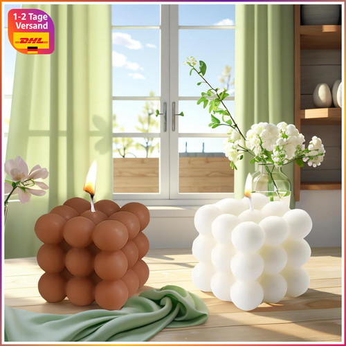 Bubble kerze handgemacht - bubble,