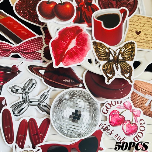 50x rote vintage - rote,