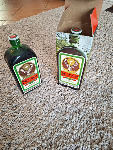 Jägermeister werbeflasche mit - werbeflasche,