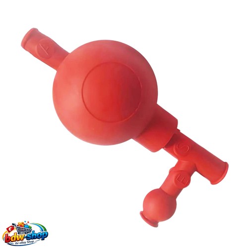 Wege pipettierball rot gummi - 3-wege,