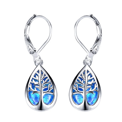 E08 ohrringe baum opal - e08,