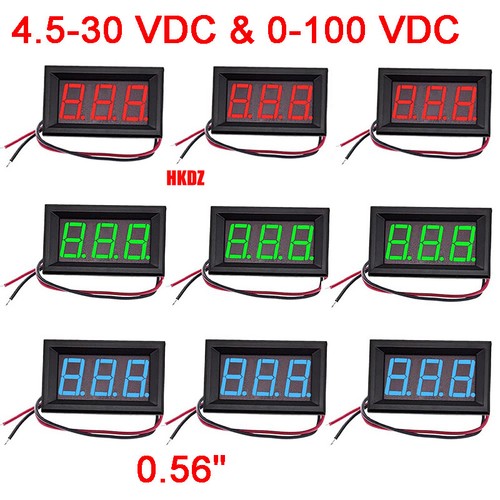 Kfz led digital voltmeter - kfz,