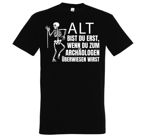 Herren shirt skelett alt - t-shirt,