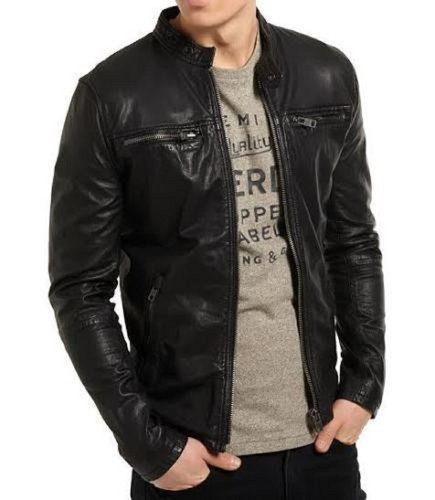 Herren lederjacke 100 - lederjacke, 100%