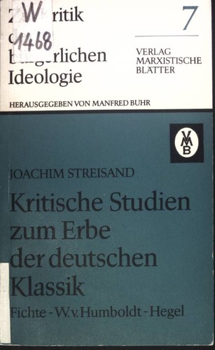 Kritische studien zum erbe - kritische,