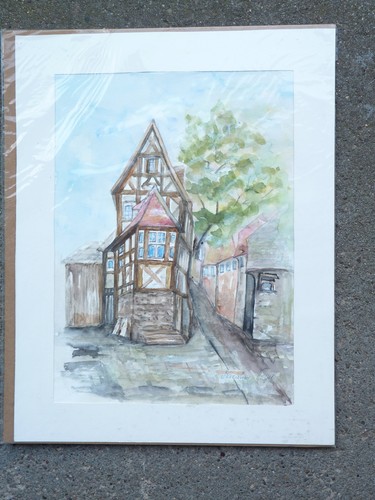 Original gemälde aquarell - original,