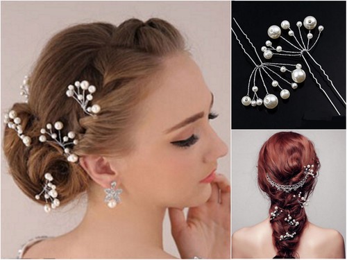 Set haarnadeln perlen - set, 5