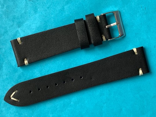 Lederband vintage schwarz 22 - vintage,