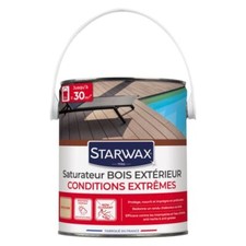 STARWAX Holzschutzmittel 2,5 L, Farblos & chlorbeständig für Terrassen, Balkone