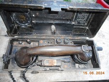 Seltenes 1945 Feldtelefon Wehrmacht FF33, Bakelit, Fernsprecher, "R&BC"