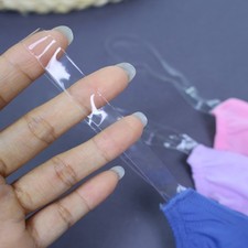 Herren Transparent Dünn Band