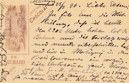 Schweiz 1938 martigy - 1938:,