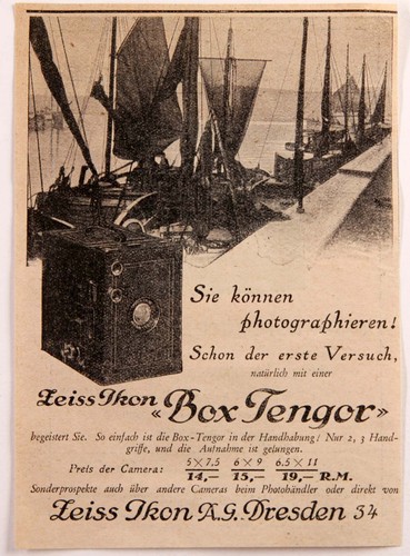 Zeiss ikon werbung 1930 - ikon, um