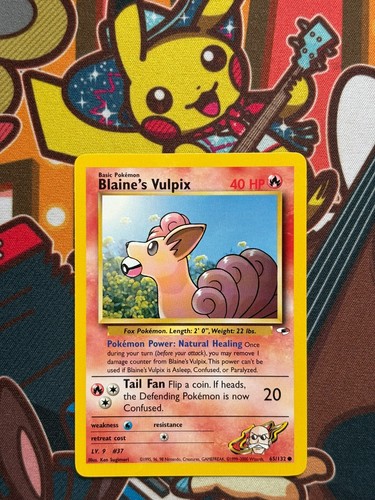 Blaine vulpix 132 - blaine's, 65/132