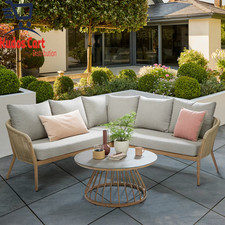 Ecksofa Terrassengarnitur mit