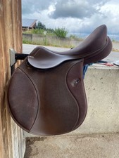 Tekna Springsattel Braun 17,5““