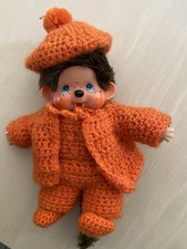 Monchichi Kleidung von Oma gehäkelt aus Den 1970er