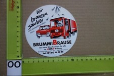 Alter Aufkleber LKW Trucker Waschanlage BRUMMIBRAUSE Bremen GVZ