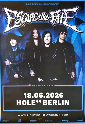 Escape the fate 2026 berlin - escape,