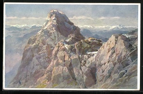 Künstler edward theodore - künstler-ak,