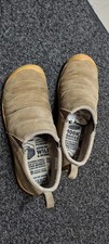Keen Howser Harvest Natur Beige Lederschuh Slipper Fleecefutter Gr.43