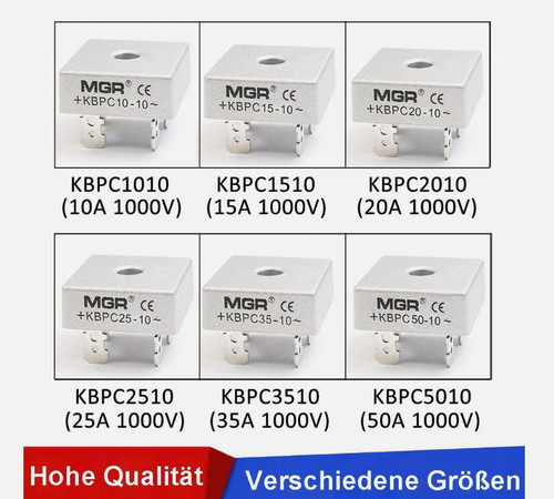 Einphasig-Brückengleichrichte
