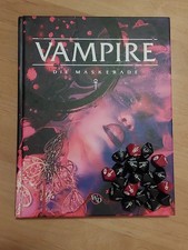 V5 Vampire - Die Maskerade RPG Rollenspiel Bundle: Grundregelwerk + Würfelset 1A