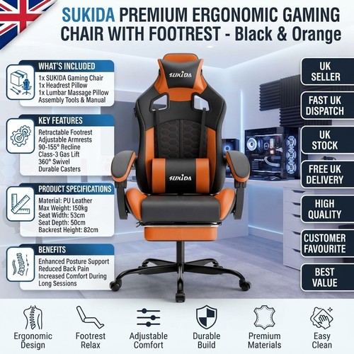 Ergonomischer gaming stuhl - ergonomischer,