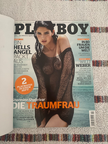 Ein playboy magazin mit cover - ein,
