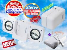 Mobile,Aufklappbare,kleine Stereo Doppel Aktivlautsprecher 3,5mm Klinke-Anschluß