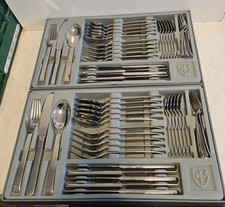 Vintage! 60tlg. Edelstahl Besteck Wellington Zwilling J.A. Henckels 18/10