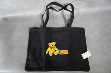 Steiff Tragetasche schwarz mit Bär 45 x 33 cm Reißverschluss 601286