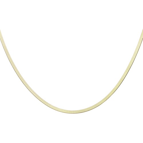 Herringbone halsketten 3mm - herringbone,