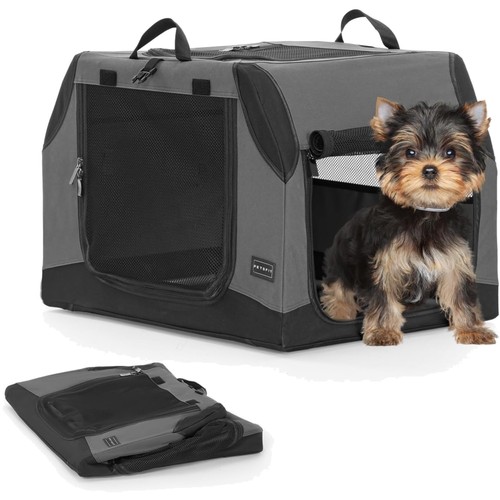Hundebox auto faltbar grau - auto,