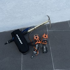 PETZL Lynx Steigeisen inkl. zusätzlichem FLEX-Steg & CAMP Eispickel (gebraucht)