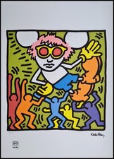 KEITH HARING * Andy Mouse * 70 x 50 cm * signed lithograph * limited # 26/150