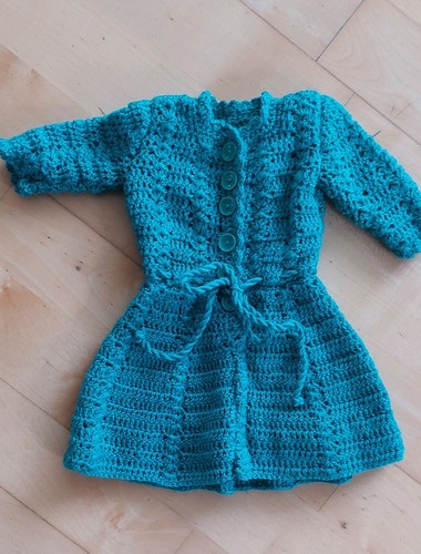 Puppenkleid gehäkelt - , 💚