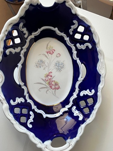 Edle vintage porzellan schale - edle,
