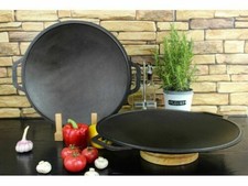 Wok aus Gusseisen 40 cm Grill Pfanne