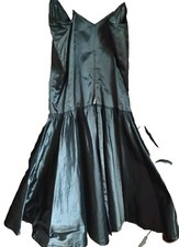 Petticoat Kleid, Metallic Grau,Gr.40-M, knielang,270 Grad