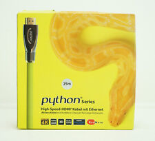 PYTHON Series PREMIUM AKTIVES High-Speed-HDMI Anschlusskabel mit Ethernet - RED