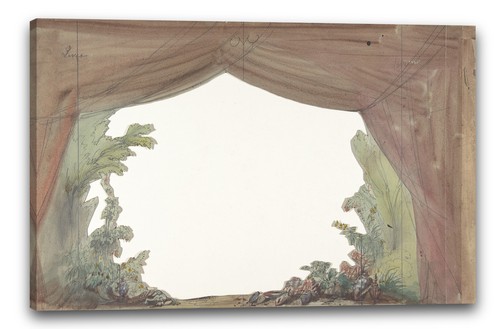 Kunstdruck eugène cicéri - kunstdruck,