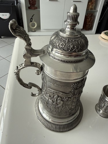 Bierkrug zinndeckel artina - m,
