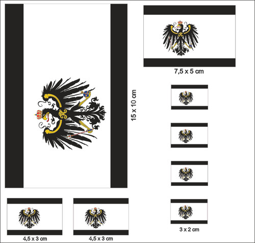 Aufkleber set flagge fahne - aufkleber-set,