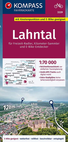 Kompass fahrradkarte 3339 - fahrradkarte,