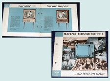 Prospekt RAFENA-Fernsehgeräte